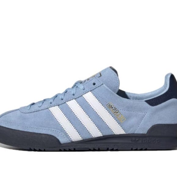 Adidas Originals Jeans Mens Leather Trainers White Green BB Free Del - Picture 2 of 5